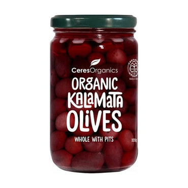 Ceres Organics Kalamata Olives with Pits 320g